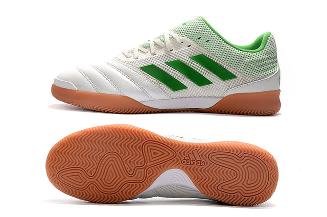 Chuteira Adidas Copa 20.1 Futsal - Branco/Verde