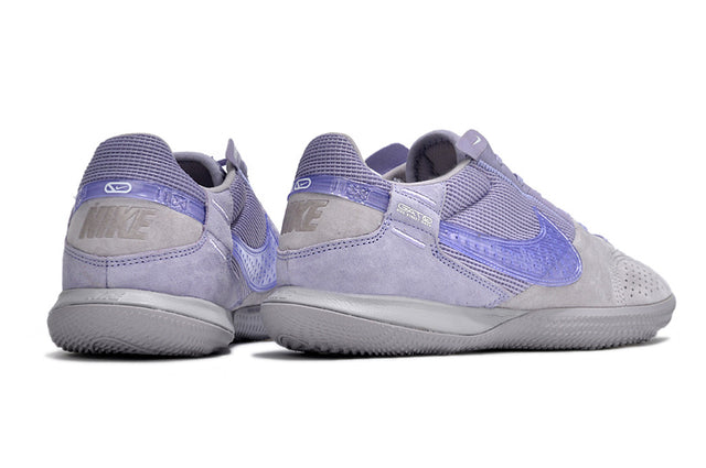 Chuteira Nike Street Gato Futsal IC - Cinza/Roxo