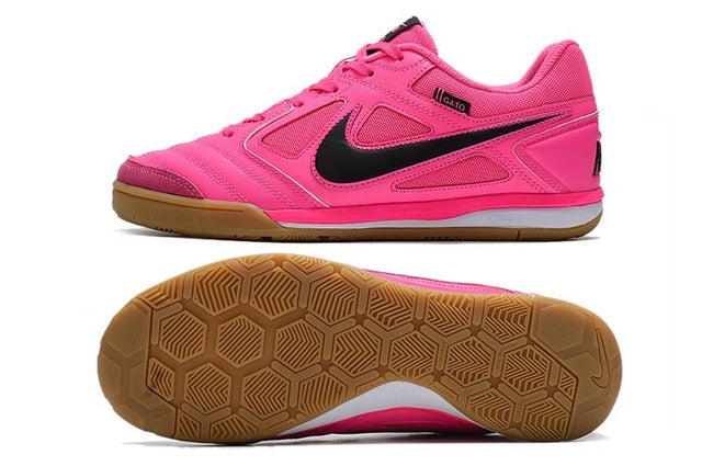 Chuteira Nike SB Gato Futsal - Rosa/Preto