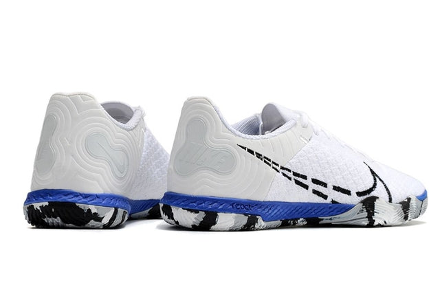 Chuteira Nike React Gato Futsal IC - Branco/Azul